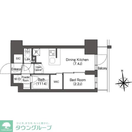 コンフォリア王子の物件間取画像